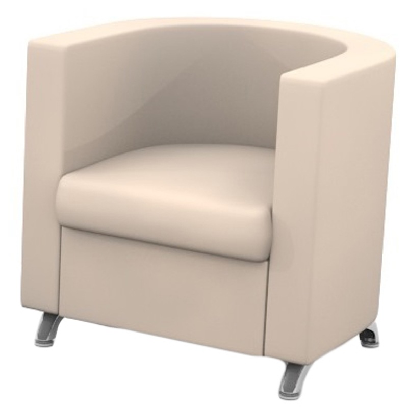 Изображение товара Кресло Эрго светло-бежевое (искусственная кожа)