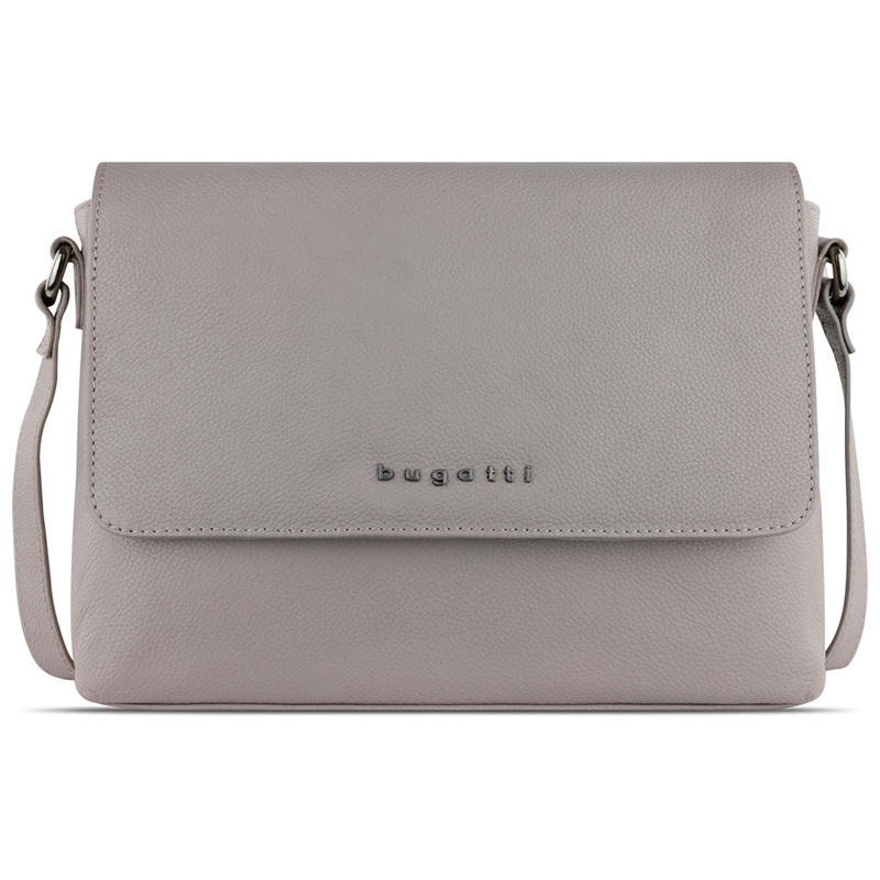 Изображение товара Женская сумка Bugatti Bella из натуральной кожи бежевый premium классика