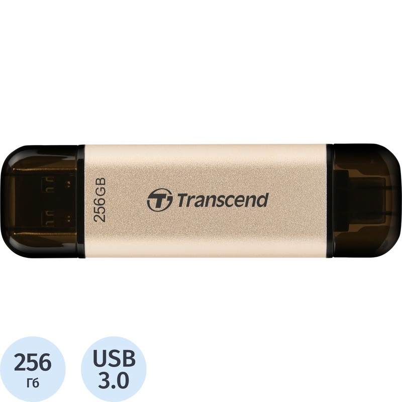 Изображение товара Флешка USB 3.0 256 ГБ Transcend JetFlash 930C для быстрой передачи данных