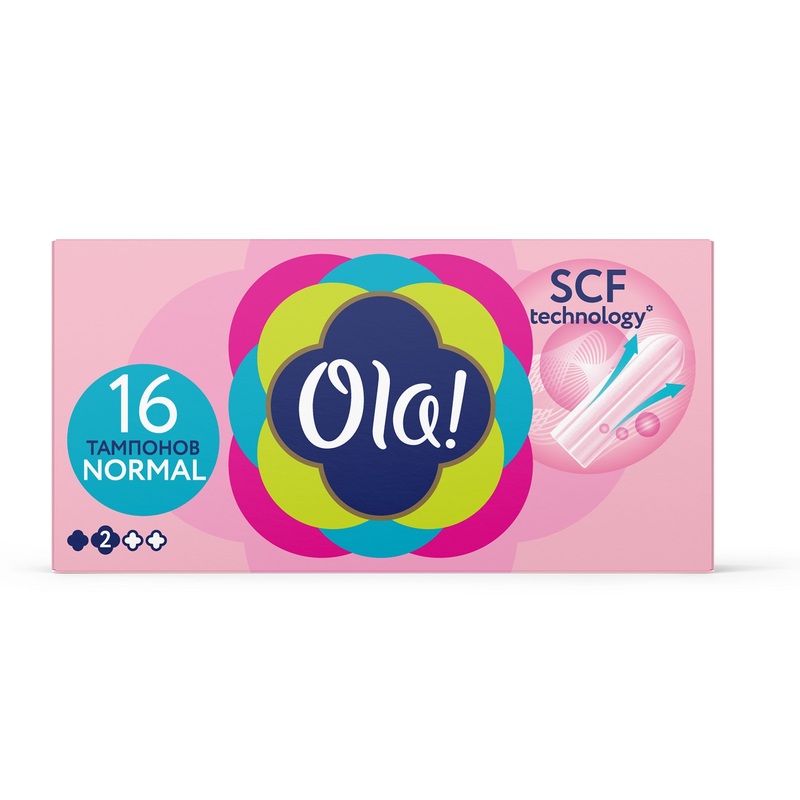 Изображение товара Гигиенические тампоны Ola Tampons Normal 16 штук с системой Twist-off