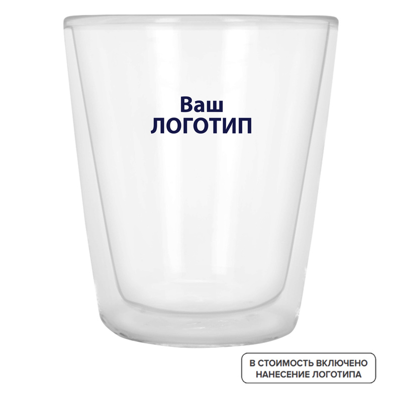 Изображение товара Стакан Chalet 220 мл с индивидуальной печатью двойные стенки