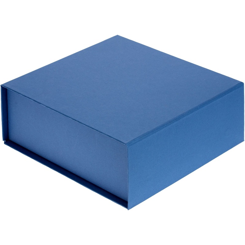 Изображение товара Подарочная коробка Flip Deep синяя 24.5x21x8.8 см для подарков универсальная