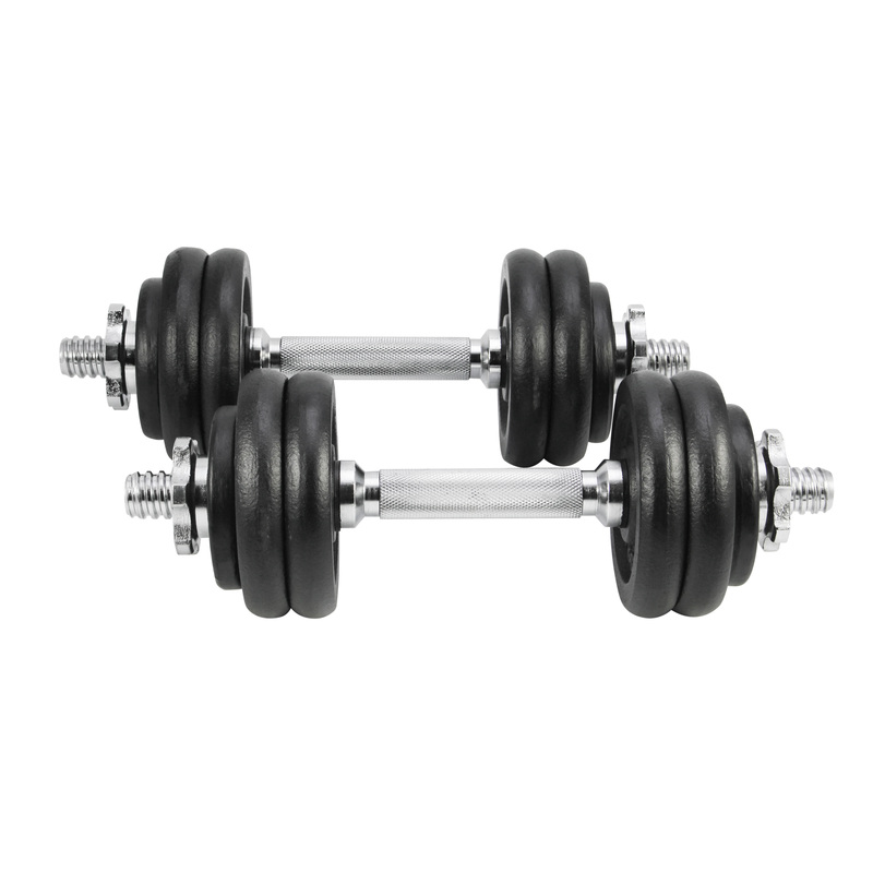 Изображение товара Набор гантелей Start UP HD2100 в пластиковом чемодане 15 кг