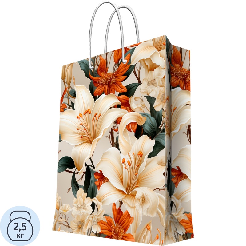 Изображение товара Пакет подарочный ламинированный с тиснением Magic Pack 32.4x26x12.7 см