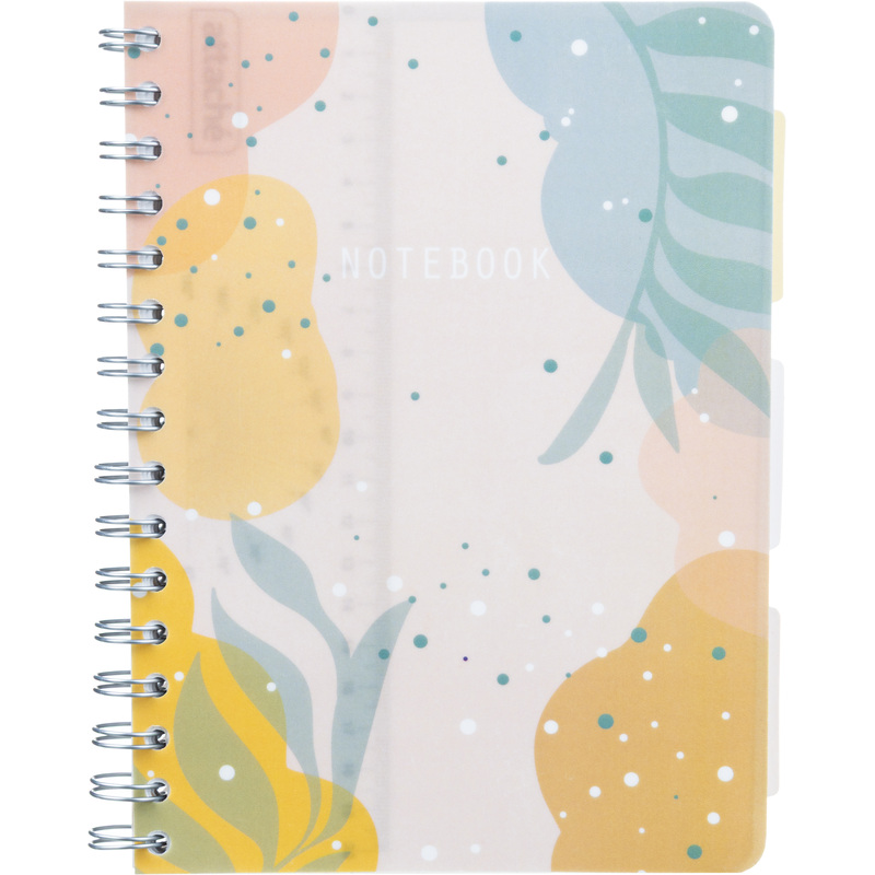 Изображение товара Бизнес-тетрадь Attache Selection Flora А5 120 листов разноцветная в клетку на спирали