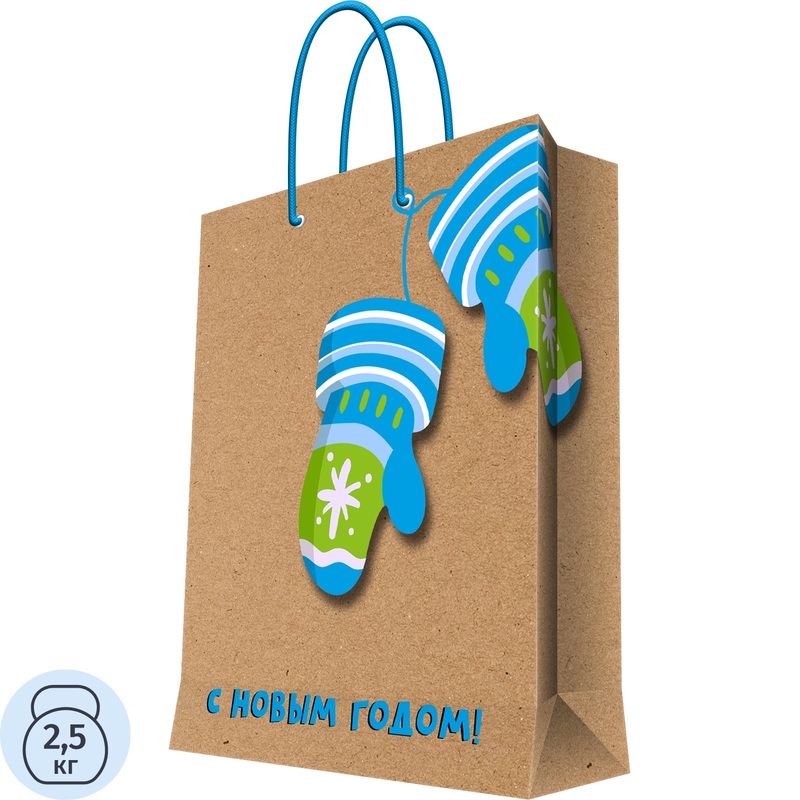 Изображение товара Пакет подарочный Magic Pack 23х18х10 см для новогодних подарков