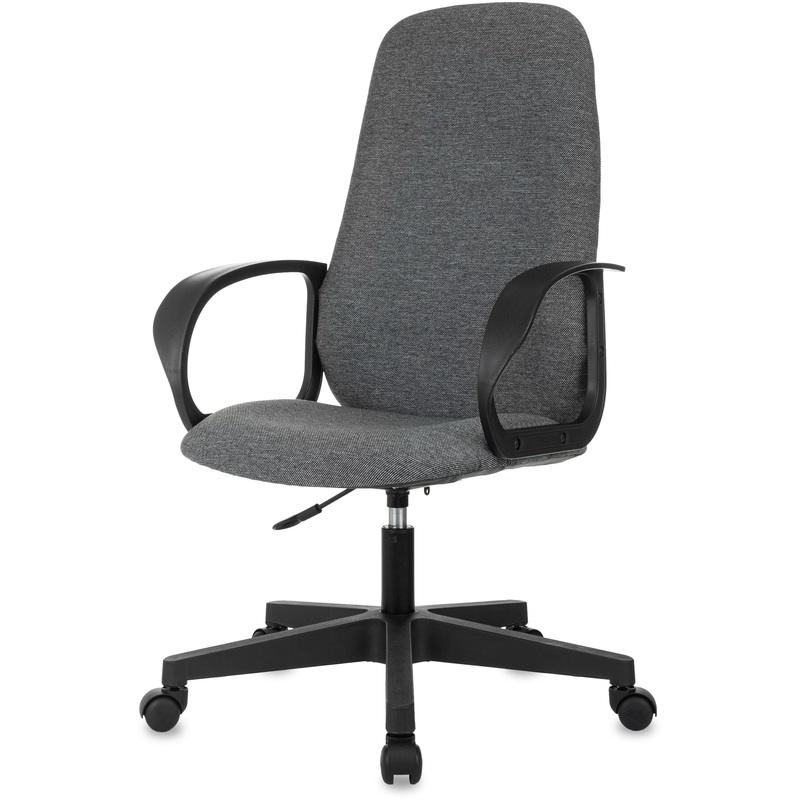 Изображение товара Уценка. Кресло для руководителя Комус Мебель EChair 660 серое (ткань, пластик)