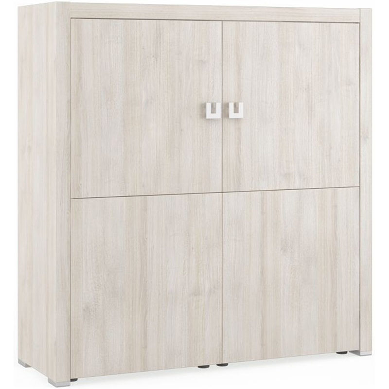 Изображение товара Шкаф для документов Solid SOL29742002 дуб светлый 1310x450x1370 мм