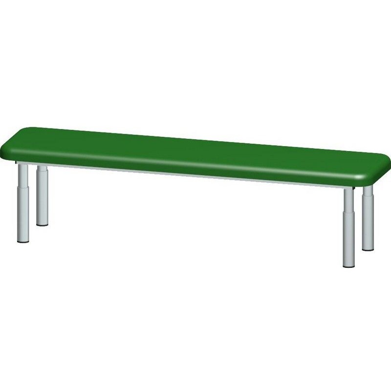 Изображение товара Скамья для одевания регуляющая высоту М-238-1c серый зеленый 1202x277x340 мм