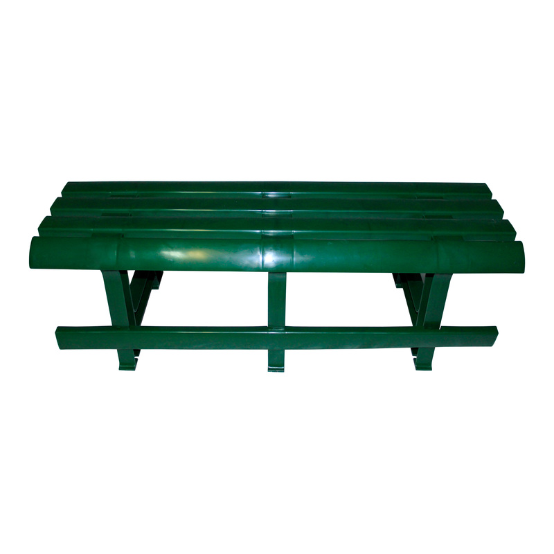 Изображение товара Садовая пластиковая скамья №3 темно-зеленая 1200х530х800 мм