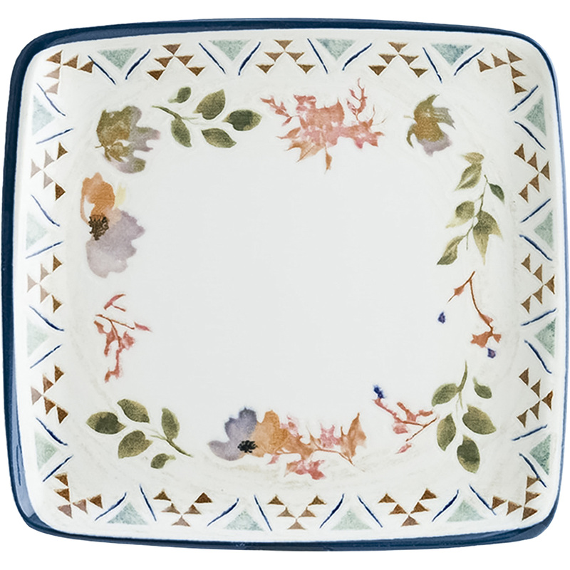 Изображение товара Тарелка фарфоровая Bonna Спринг 220х200 мм разноцветная (67515)