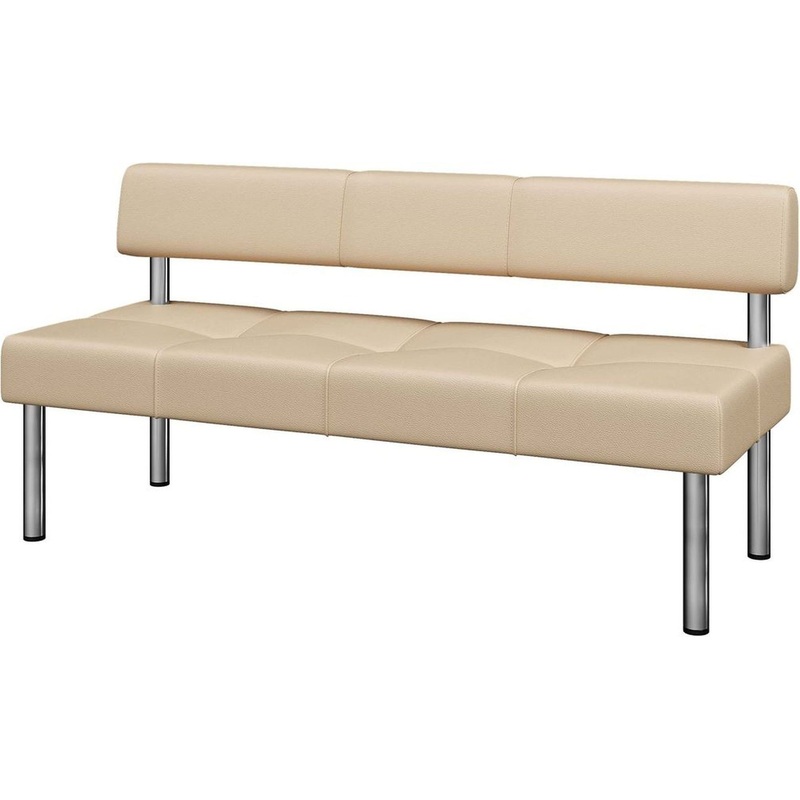 Изображение товара Модуль прямой Balance Bu3 трехместный бежевый (искусственная кожа)