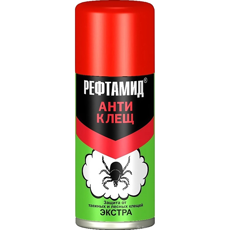 Изображение товара Средство аэрозоль от клещей Рефтамид Экстра Антиклещ 100 мл