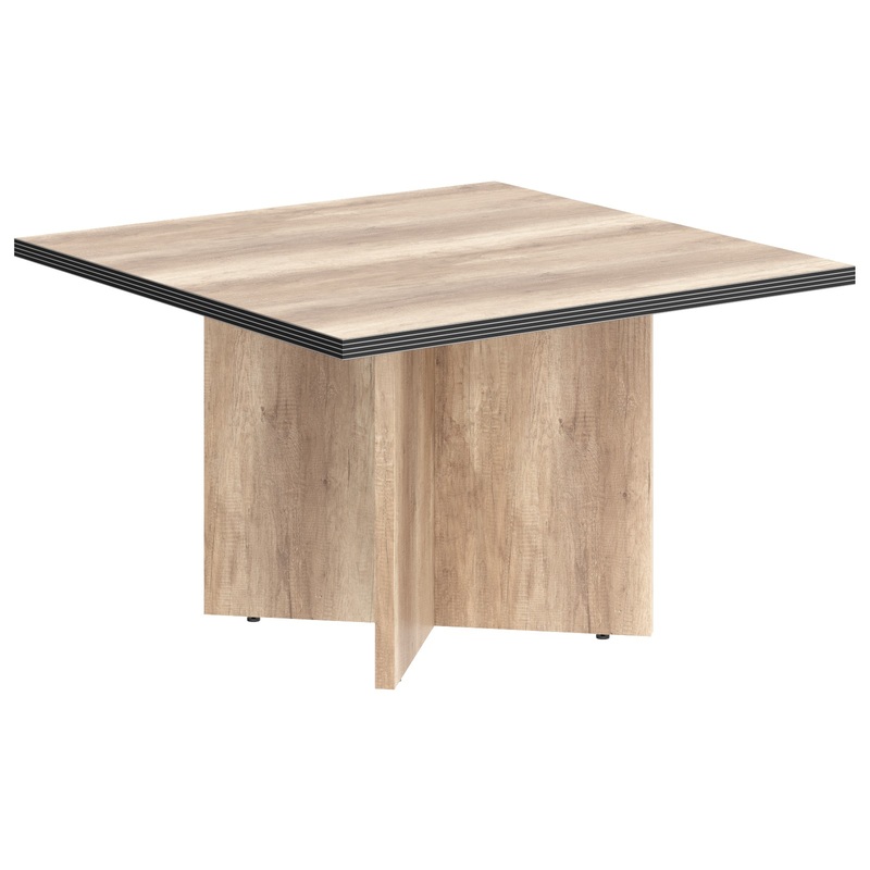 Изображение товара Стол для заседаний Torr дуб каньон 1200x1200x750 мм из ЛДСП с регулируемыми опорами