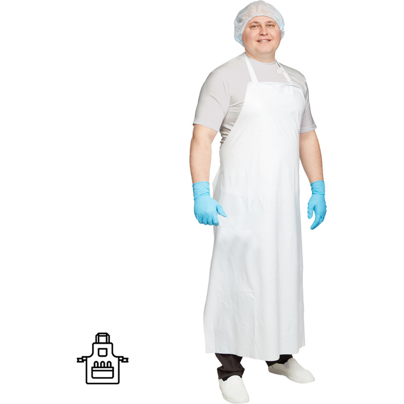 Изображение товара Фартук защитный Delta Plus ПВХ белый 0.3 мм