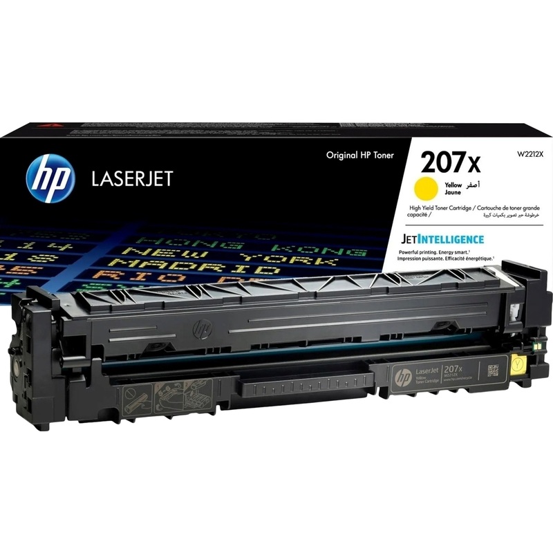 Изображение товара Уценка. Картридж лазерный HP 207X W2212X жёлтый оригинальный повышенной ёмкости