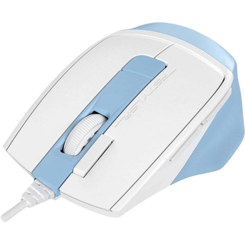 Изображение товара Мышь проводная A4Tech Fstyler FM45S Air голубая белая 2400 dpi USB оптическая