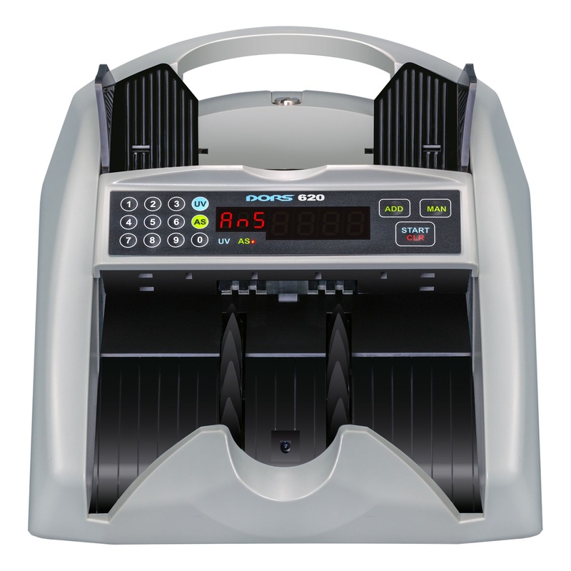 Изображение товара Счетчик банкнот Dors 620 с функциями детекции подлинности за 18850 рублей