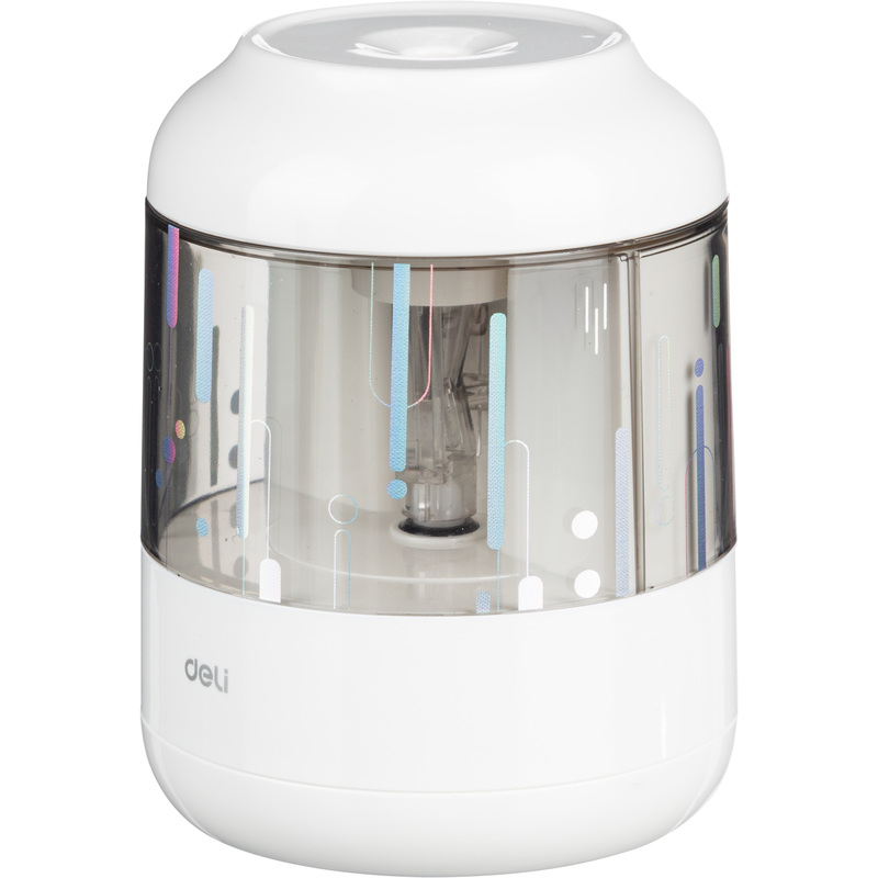 Изображение товара Электрическая точилка для карандашей Deli EH508-WH белая с одним отверстием