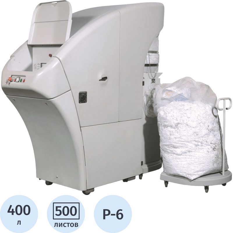 Изображение товара Шредер (уничтожитель документов) Kobra Cyclone 6-й уровень секретности объем корзины 400 л