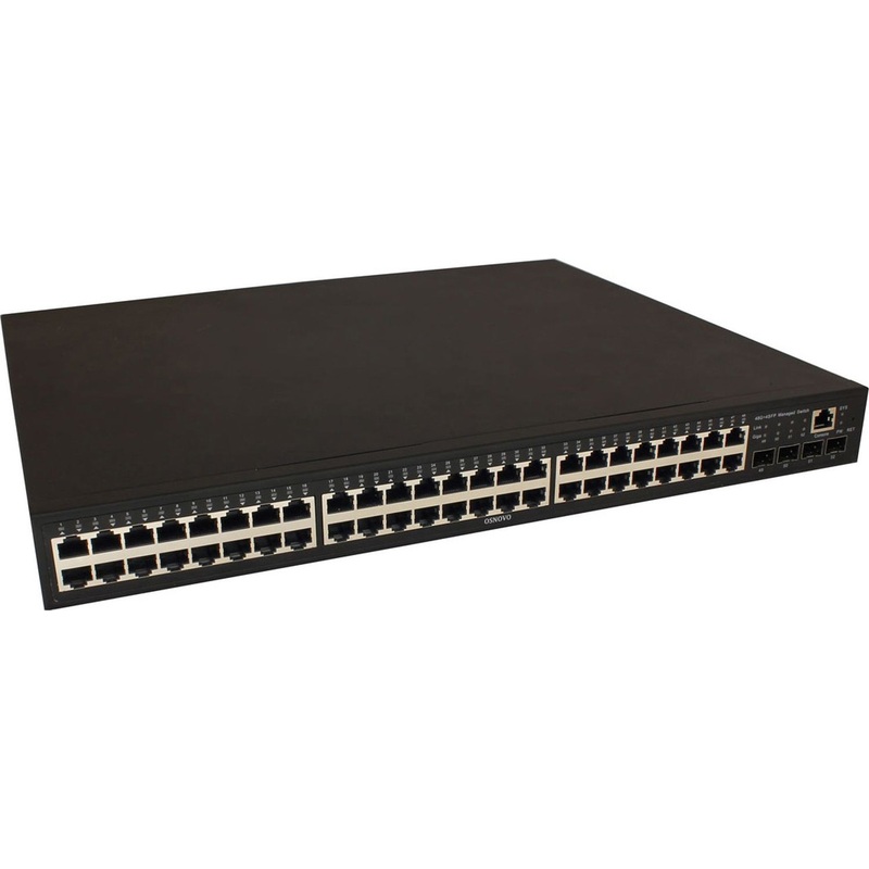 Изображение товара Коммутатор Osnovo SW-84804/L с 48 портами и поддержкой PoE