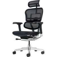Кресло для руководителя Comfort Seating Elite 2 эргономичное чёрное  (сетка, алюминий)
