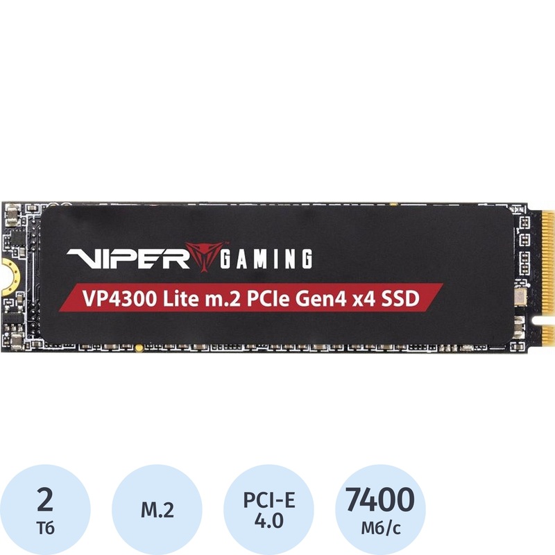 Изображение товара SSD накопитель Patriot Memory Viper VP4300 Lite 2 ТБ (VP4300L2TBM28H)