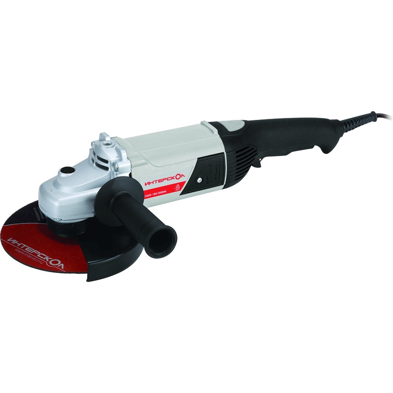 Изображение товара Углошлифмашина Интерскол УШМ-180/2000М 2000Вт с плавным пуском