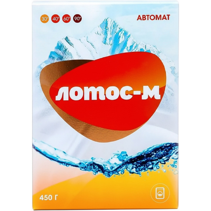 Изображение товара Порошок стиральный Лотос Автомат 0.45 кг для белого и цветного белья