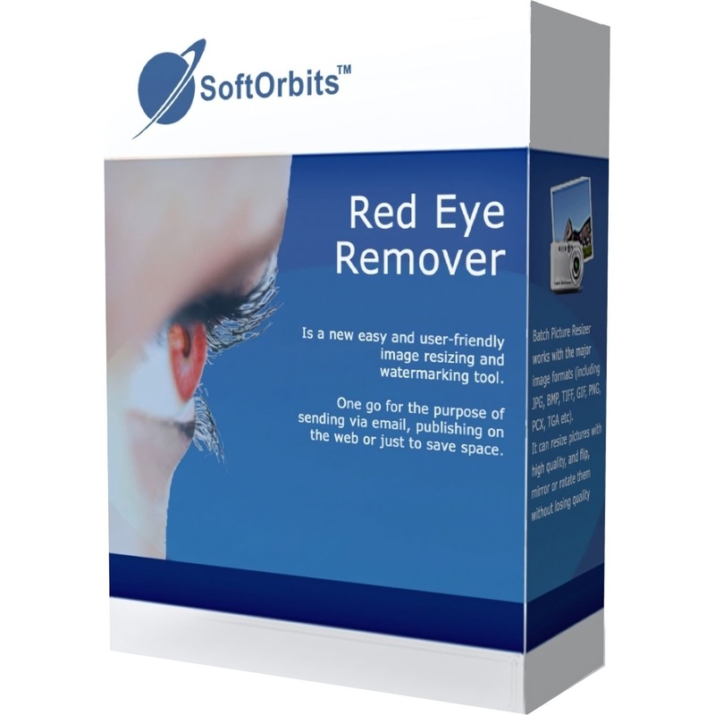 Изображение товара SoftOrbits Red Eye Remover - программа для устранения красных глаз на фото