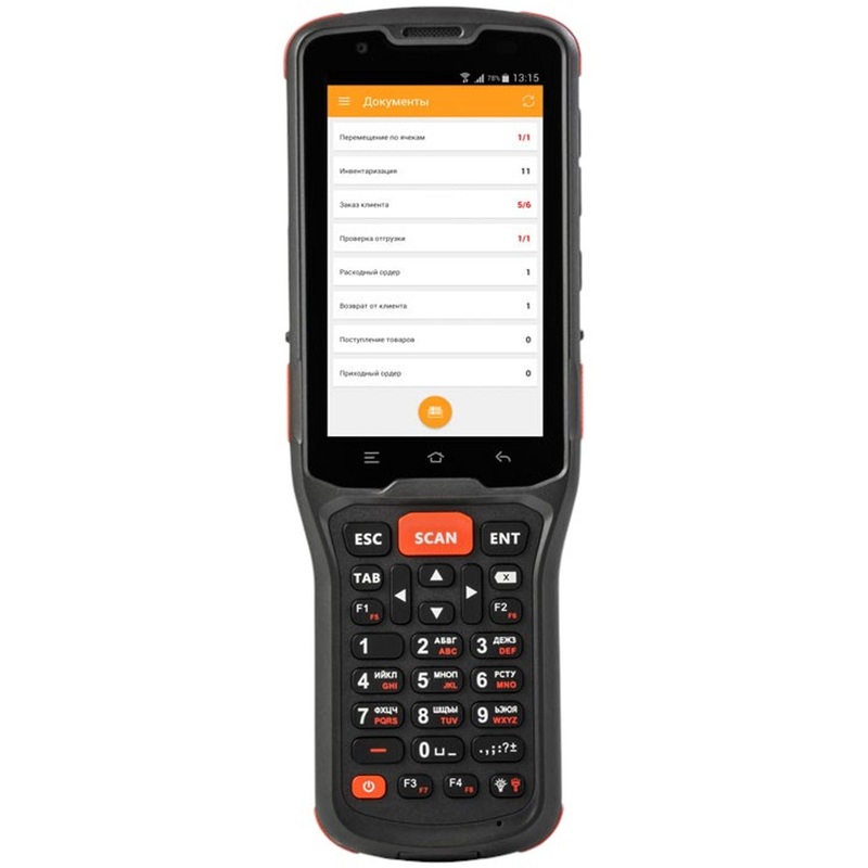 Изображение товара Мобильный терминал сбора данных Атол Smart.Prime (59696) для ритейла и склада