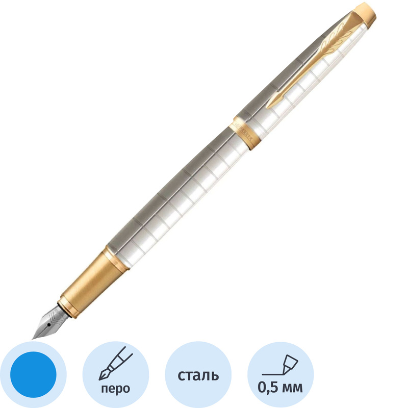 Изображение товара Ручка перьевая Parker IM Premium Pear сине-белая
