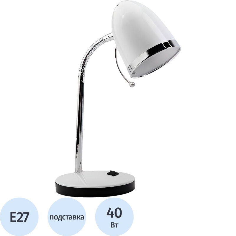 Изображение товара Светильник настольный Camelion KD-308 C01 белый