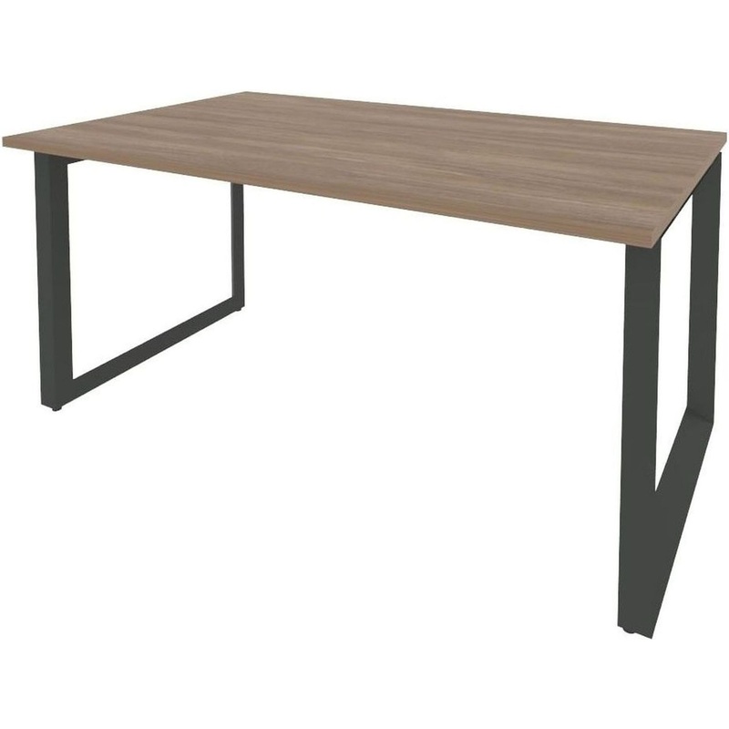 Изображение товара Стол для переговоров Onix-O O.MO-PRG-1.4 дуб аризона антрацит 1580x980x750 мм