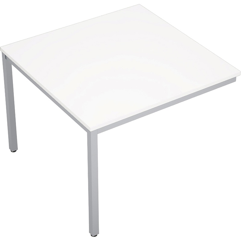 Изображение товара Элемент стола для переговоров Avance 6МПК 001 белый алюминий матовый размеры 1000х1000х750 мм