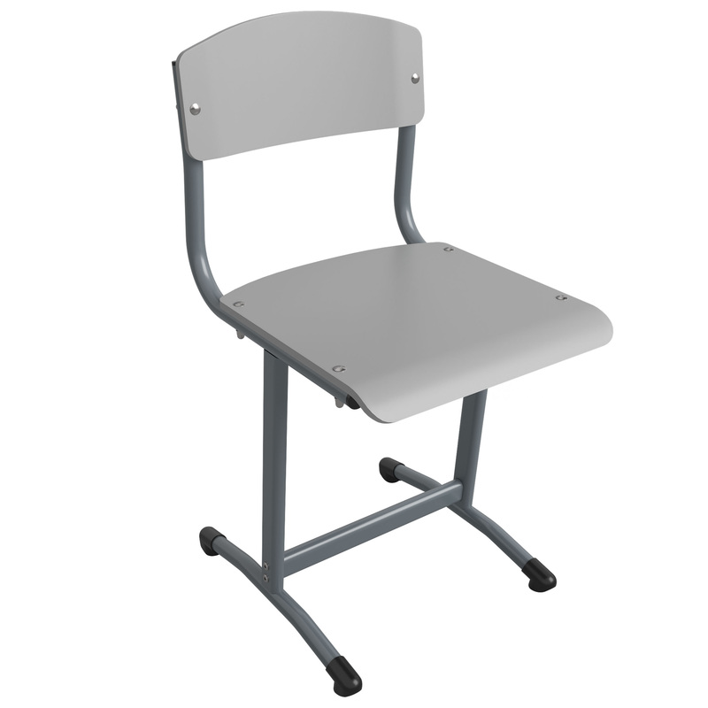 Изображение товара Ученический стул Универсал рост 7 серый, безопасный и прочный