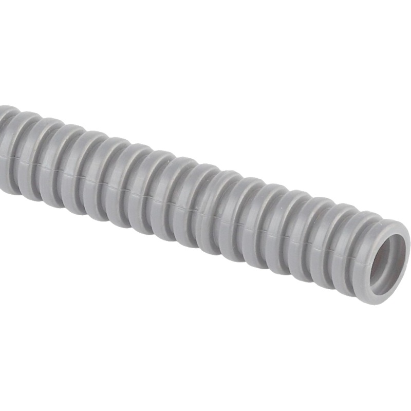 Изображение товара Гофрированная труба Эра GOFR-32-50-PVС для кабельных прокладок 50 м серый