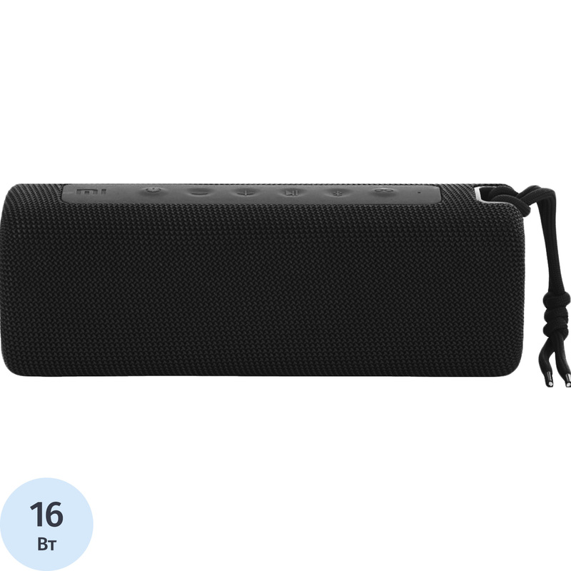 Изображение товара Акустическая система Xiaomi Mi Portable Speaker чёрная с микрофоном
