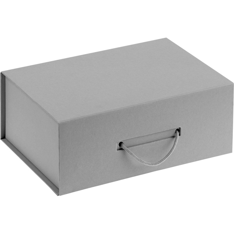 Изображение товара Коробка подарочная New Case серая 33x21.5x12.5 см