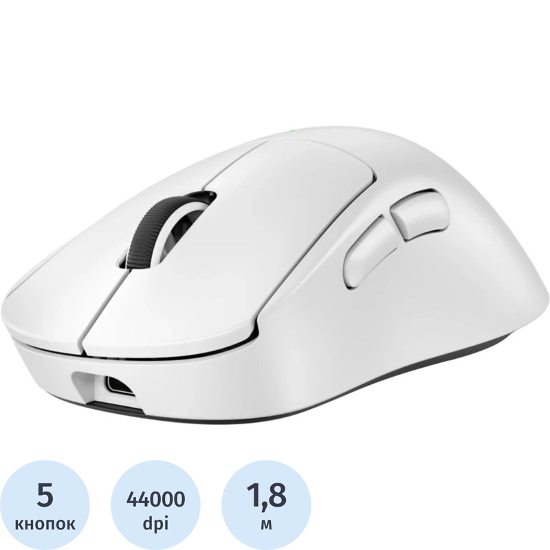 Изображение товара Logitech G Pro X Superlight 2 Dex белая мышь для ПК 44000 DPI 8000 Гц