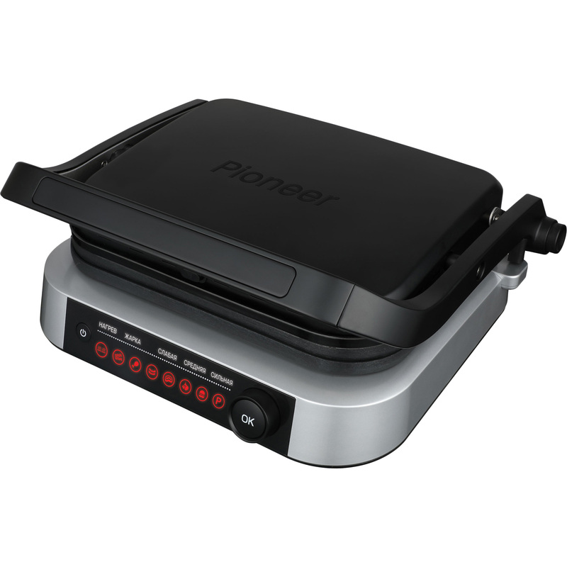 Изображение товара Электрогриль Pioneer GR1020E мощность 2100 Вт антипригарное покрытие стильный дизайн