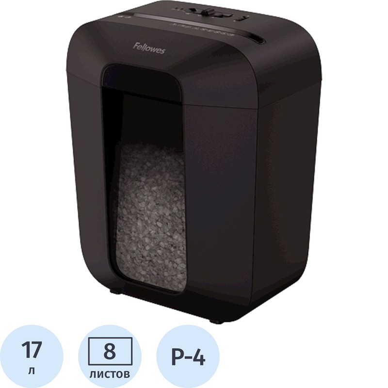 Изображение товара Уничтожитель документов Fellowes Powershred LX41 FS-43007 4 уровень секретности 17л