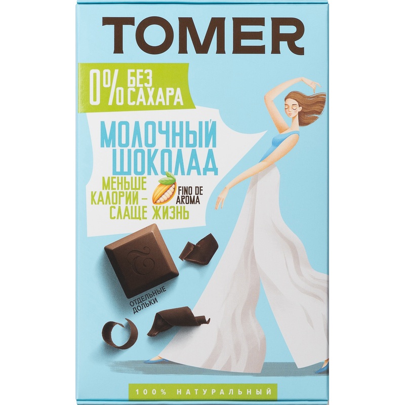 Изображение товара Шоколад порционный Томер молочный 90 г