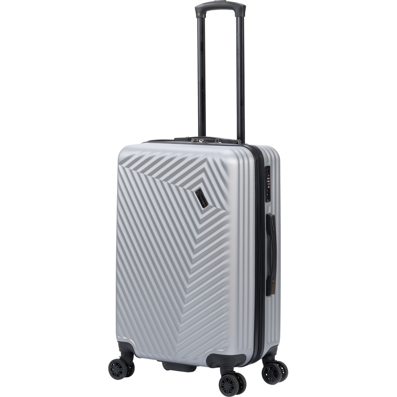 Изображение товара Чемодан Torber Lama размер M 62 л из ABS-пластика серебристый