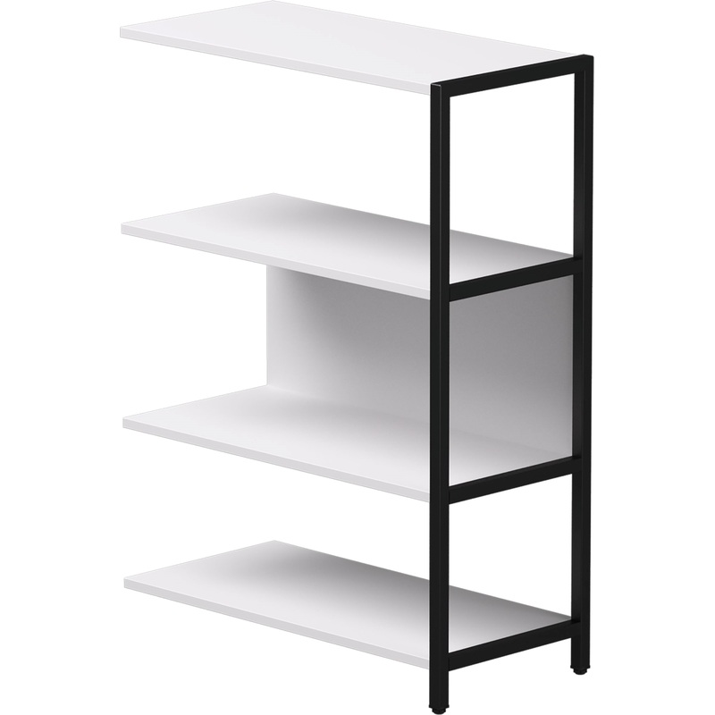 Изображение товара Полустеллаж для документов EVO 254H011W39005 белый/чёрный 805х385х1120 мм