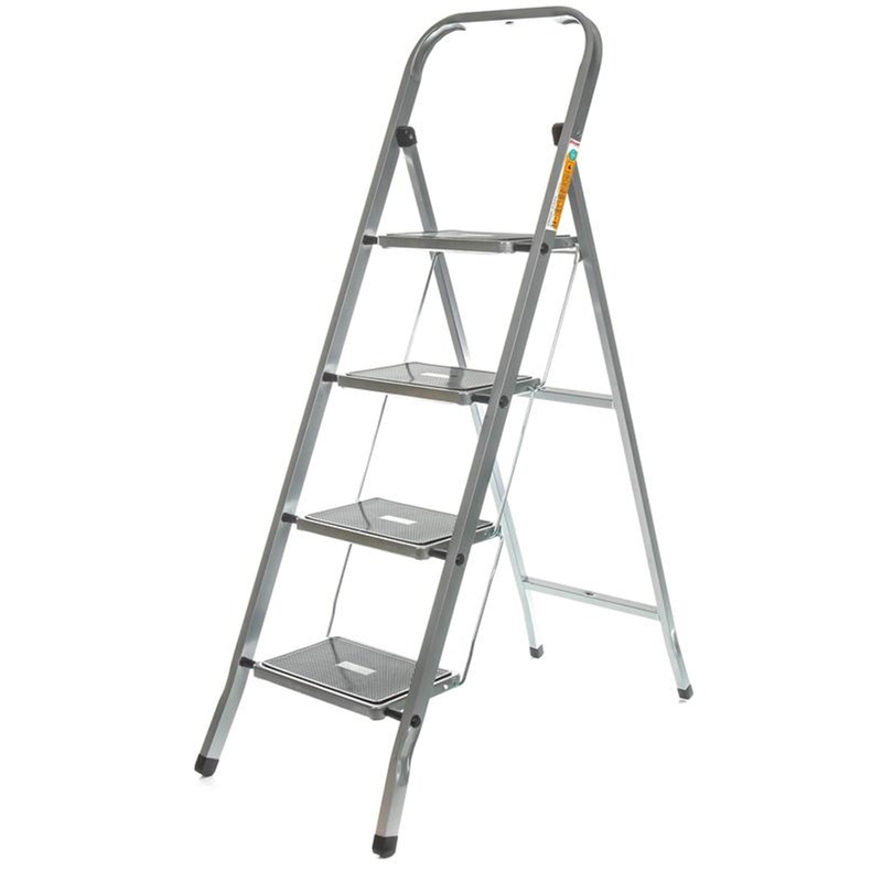 Изображение товара Стремянка стальная Комус с 4 ступенями для бытовых работ