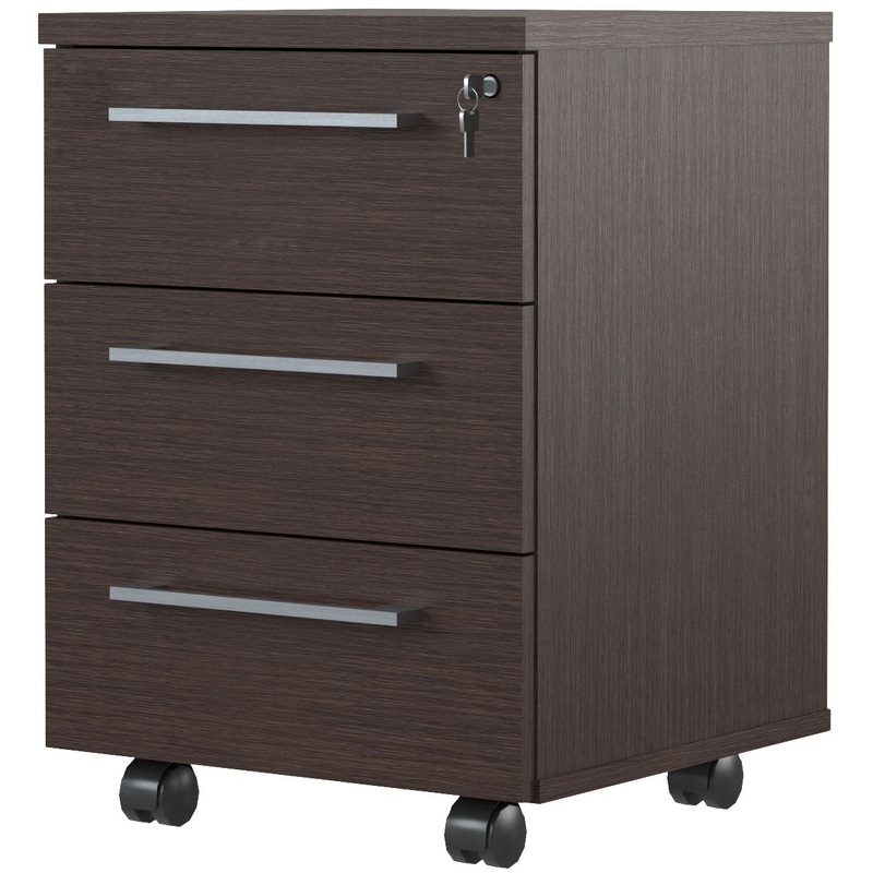 Изображение товара Тумба подкатная Alto AMC-3D с центральным замком венге 465х452х642 мм