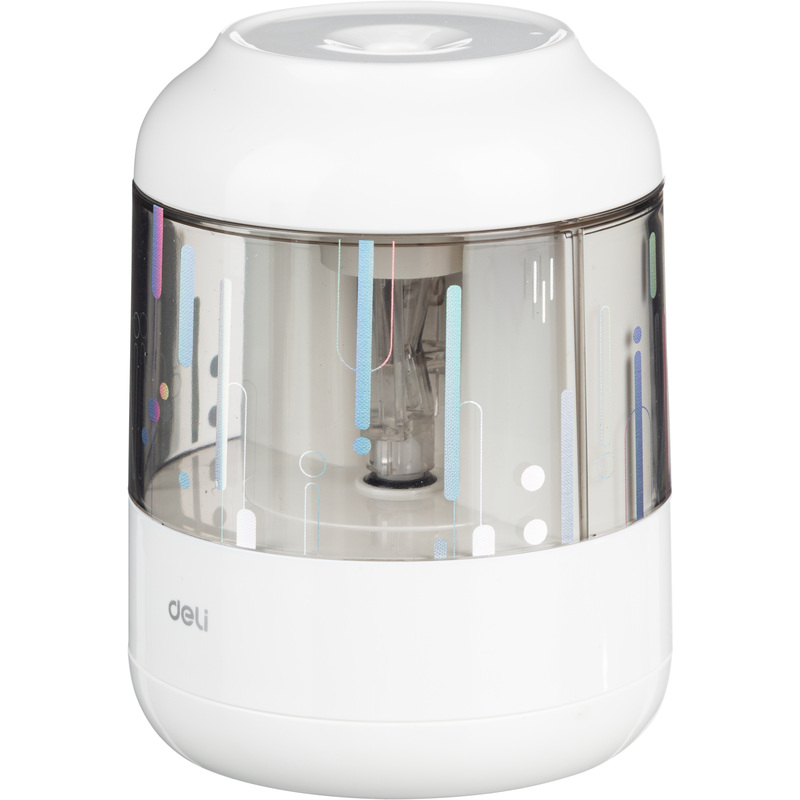 Изображение товара Электрическая точилка для карандашей Deli EH508-WH белая с одним отверстием