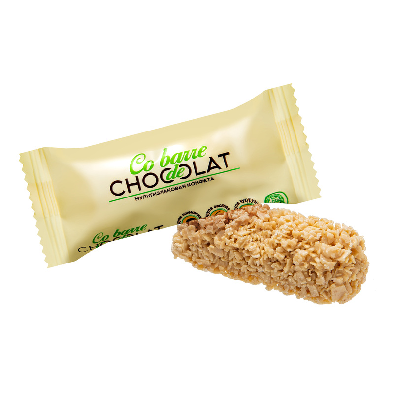 Изображение товара Конфеты Co barre de Chocolat мультизлаковые с белой глазурью 1 кг