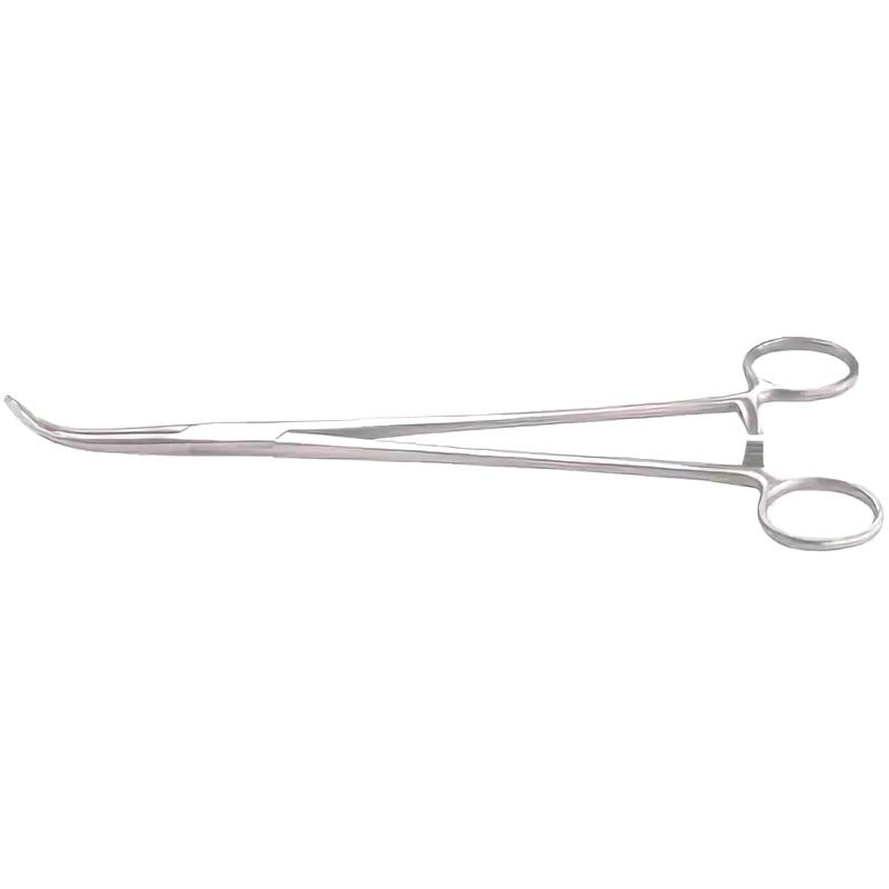 Изображение товара Зажим к/о зубчатый изогнутый №1 160 мм хирургический инструмент